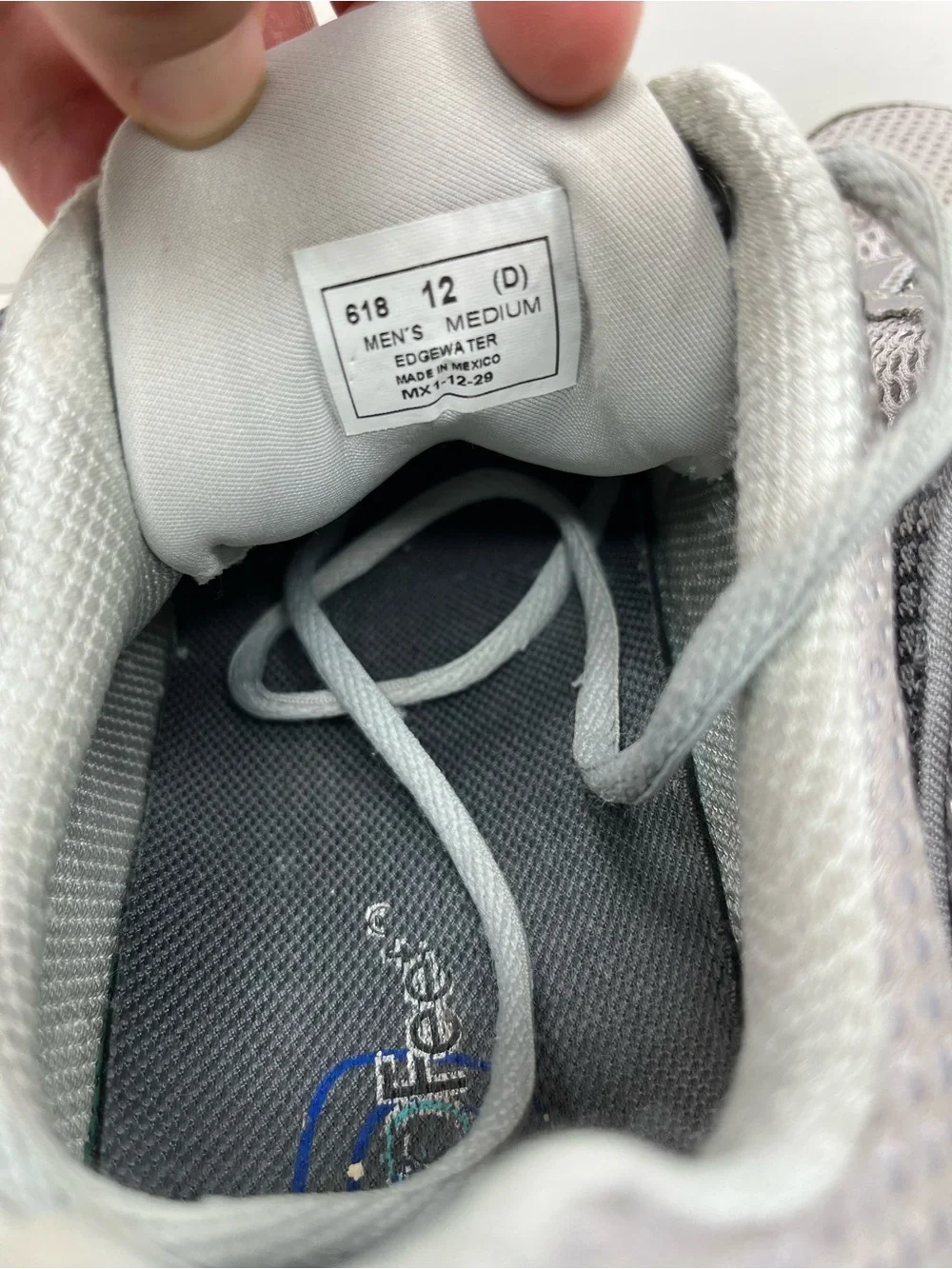 Orthofeet Edgewater 618 Grey Mesh Athletic Comfort Walking Sneakers Mens 12 D